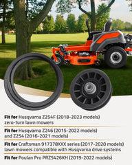 JUQAFY kit installed on Husqvarna Z254F demonstrating restored drive engagement benefit