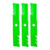 JXJKCZ 48-inch blade front pack showing three blades and clear warranty label for confident replacement