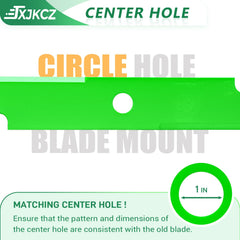 JXJKCZ notched blade profile side view demonstrating airflow benefit