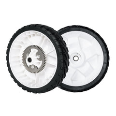 JXJKCZ front view of wheel assembly showing fit and easy replacement benefit