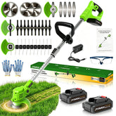 JYINRXI front view of cordless weed wacker showing compact design and easy handling benefit