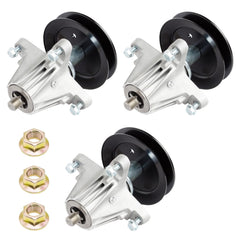JYLEYJ front view of three spindle assemblies showing fit and finish benefit