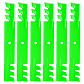 JYLEYJ front view of six-pack blades showing complete replacement set and quick installation benefit