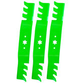 JYLEYJ front view of blade packaging showing three blades and fitment details for quick selection