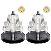 JYLEYJ spindle front view showing mounting holes and solid construction for reliable fit