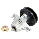 JYLEYJ spindle front view showing precise mount holes and durable finish for reliable fit