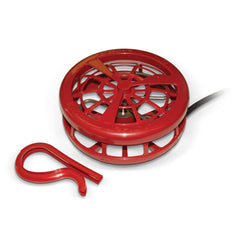 K&H front view showing red deicer and benefit of visible durable construction