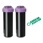K-Rain ProPlus front pop-up sprinkler showing compact 4.5" body and durability