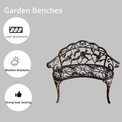 KAILI side profile illustrating bench dimensions and sturdy construction benefit