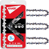 KAKEI front packaging showing 3-pack chains for quick replacement and value