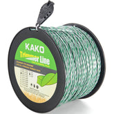 KAKO coiled spool showing 1140 ft of line and long-lasting supply
