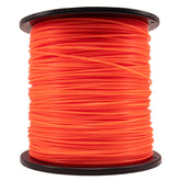 KAKO front view of 1038 ft spool shows durable orange line for long jobs