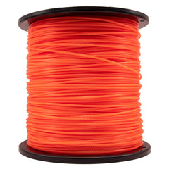 KAKO front view of 1038 ft spool shows durable orange line for long jobs