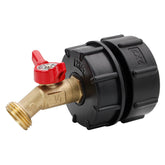 KAKSEY front view of adapter installed showing secure tank outlet and easy access