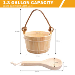 KAKUNM plastic liner inside bucket for easy cleaning and water protection