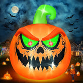 Kalolary giant pumpkin front view showing bold design and curb appeal