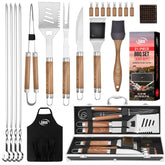 Kaluns front view of open case showing organized grill tools and portability