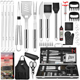 Kaluns front packaging showing complete 40-piece grill set and case benefit organization
