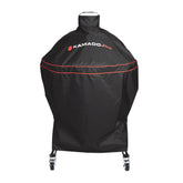 Kamado Joe front view of covered 24-inch grill showing complete protection benefit