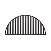 Kamado Joe front view of half‑moon cast iron grate showing durable build and precise fit