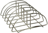Kamado Joe rib rack front view showing vertical slots and capacity benefit