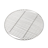 KAMaster 17" front view showing replacement stainless steel fire grate and robust build benefits