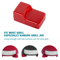 KAMaster ceramic feet side profile illustrating one-inch lift and airflow benefit