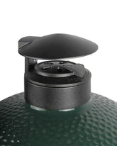 KAMaster front view installed on Green Egg showing solid construction and benefit of durability