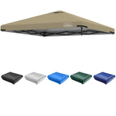 KAMPKEEPER front view of 10x10 canopy top showing coverage and color benefits weather protection