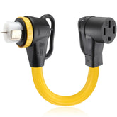 Kanayu front connector showing secure connection and quick hookup benefit