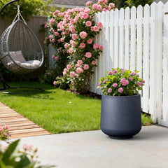Kante planter filled with succulents demonstrating roomy capacity and healthy growth