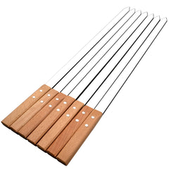 kaorou front view showing seven skewers in canvas bag for organized transport