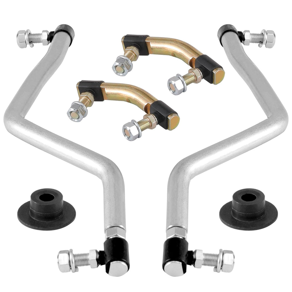 Karbay front view of drag link kit showing all included parts for easy identification and fitment