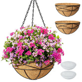 Karlliu 12-inch front view showing basket frame and ready-to-hang benefit