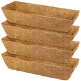 Karlliu front view of 24-inch coir liners showing neat pack and ready-to-use benefit