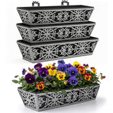 Karlliu front view of 24-inch window box showing clean design and durability