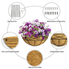 Karlliu side profile half-round box hugging a wall for space-saving garden benefit