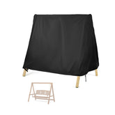 Kasla front view showing full swing cover protecting swing