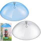 Kathfly clear and blue baffles front view showing protective cover benefit