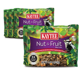 Kaytee front packaging showing seed cake attracting songbirds and clear benefits
