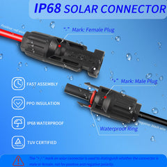kbaoele 10AWG cable insulation close-up indicating durability and low loss