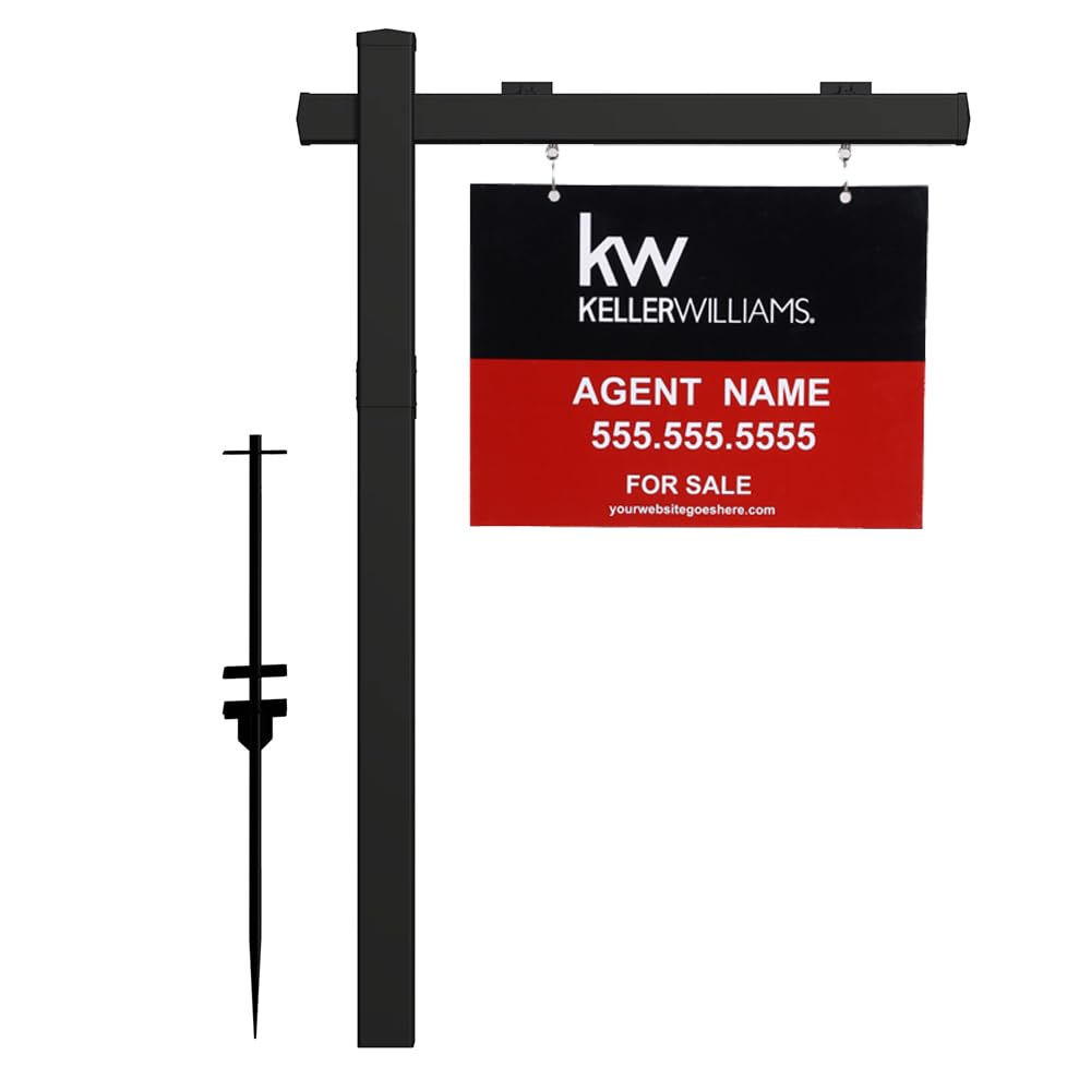Kdgarden front view of assembled vinyl post showing professional curb appeal