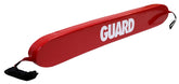 Kemp USA front view of red 50-inch rescue tube showing easy handling