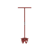 Kenyon trimmer front view showing steel head and T-handle for durable handling