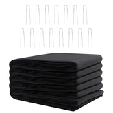 KEPYDRMTF front view of folded underlayment showing clean edges and included 15 U-pins for secure setup