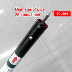 Kerlista drive shaft connection detail showing square .205 inch fit benefit
