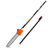 Kerlista front attachment closeup showing fit and durability for versatile pruning
