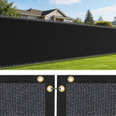 Keten front view full panel showing clean privacy and easy coverage