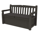 Keter Solana front view bench showing clean lines and seating benefit