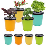 Kiicii planter front view showing compact design and durable PP construction benefit durability